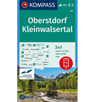 Oberstdorf, Kleinwalsertal 1:25.000