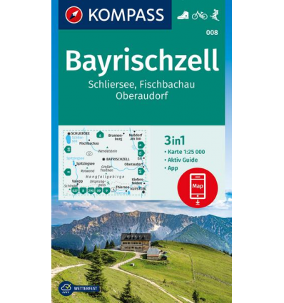 Bayrischzell, Schliersee, Fischbachau, Oberaudorf 1:25.000