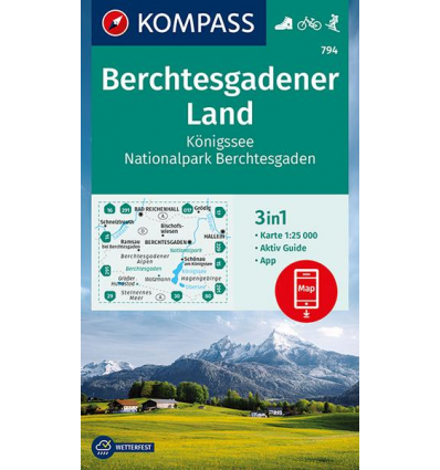 Berchtesgadener Land, Königssee, Nationalpark Berchtesgaden 1:25.000