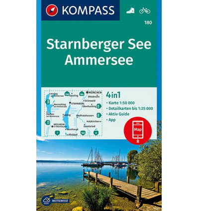 Starnberger See, Ammersee 1:50.000