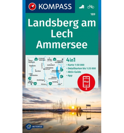 Landsberg am Lech, Ammersee 1:50.000