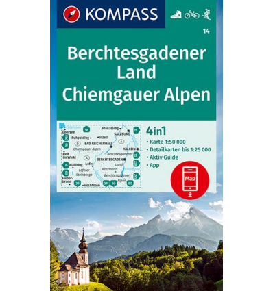 Berchtesgadener Land, Chiemgauer Alpen 1:50.000