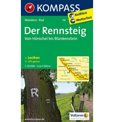 Der Rennsteig 1:50.000