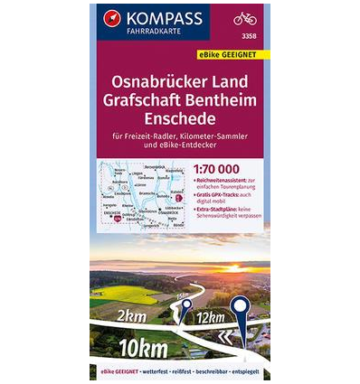 Osnabrücker Land, Grafschaft Bentheim, Enschede 1:70.000