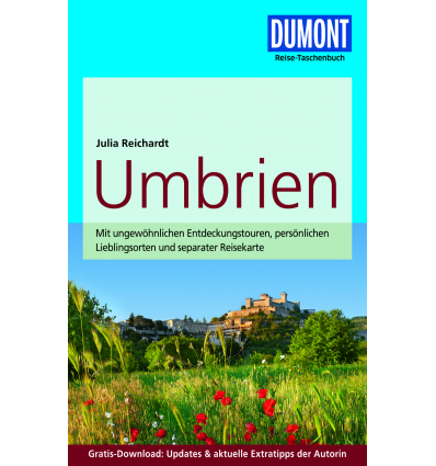 Libro tascabile da viaggio Umbria guida in lingua tedesca