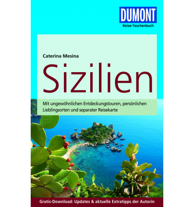 Libro tascabile da viaggio Sicilia guida in lingua tedesca