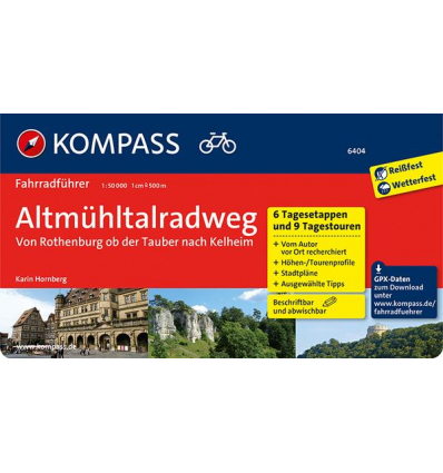 Altmühltal-Radweg, Von Rothenburg ob der Tauber nach Kelheim