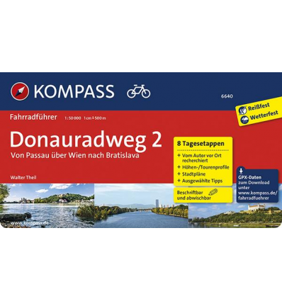 Donauradweg 2, Von Passau über Wien nach Bratislava guida in lingua tedesca