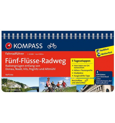 Fünf-Flüsse-Radweg guida in lingua tedesca