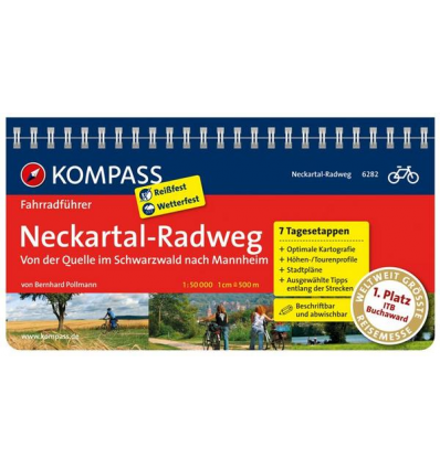 Neckartal-Radweg guida in lingua tedesca