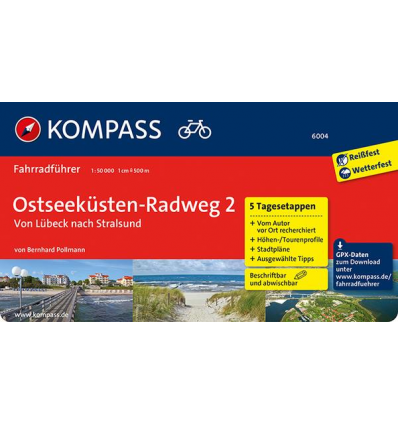 Ostseeküstenradweg 2, Von Lübeck nach Stralsund guida in lingua tedesca