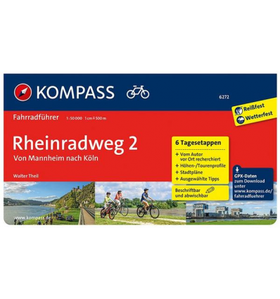 Rheinradweg 2, Von Mannheim nach Köln guida in lingua tedesca
