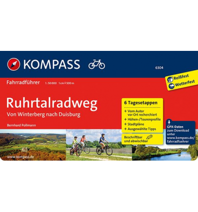 Ruhrtalradweg, Von Winterberg nach Duisburg guida in lingua tedesca