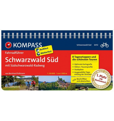 Schwarzwald Süd mit Südschwarzwald-Radweg guida in lingua tedesca