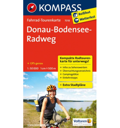 Donau-Bodensee-Radweg guida in lingua tedesca