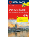 Donauradweg 1, Von Donaueschingen nach Passau guida in lingua tedesca