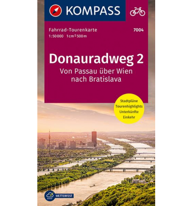 Donauradweg 2, Von Passau über Wien nach Bratislava guida in lingua tedesca