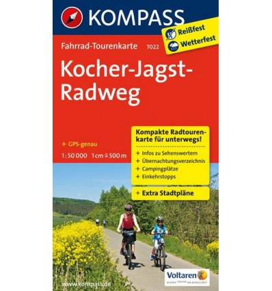 Kocher-Jagst-Radweg guida in lingua tedesca