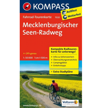 Mecklenburgischer Seen-Radweg guida in lingua tedesca