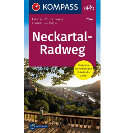 Neckartal-Radweg guida in lingua tedesca