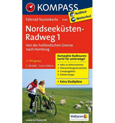 Nordseeküsten-Radweg 1, Von der holländischen Grenze nach Hamburg guida in lingua tedesca