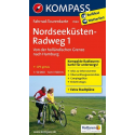 Nordseeküsten-Radweg 1, Von der holländischen Grenze nach Hamburg guida in lingua tedesca