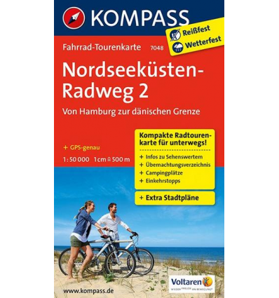 Nordseeküsten Radweg 2, Von Hamburg zur dänischen Grenze guida in lingua tedesca