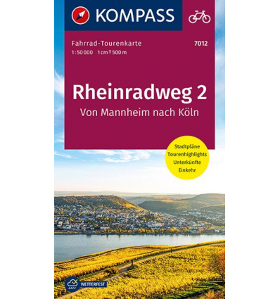 Rheinradweg 2, Von Mannheim nach Köln