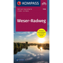 Weser-Radweg guida in lingua tedesca