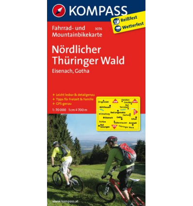 Nördlicher Thüringer Wald guida in lingua tedesca