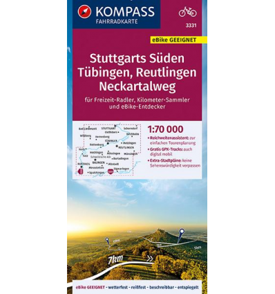 Stuttgarts Süden, Tübingen, Reutlingen, Neckartalweg guida in lingua tedesca