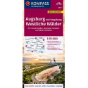 Augsburg und Umgebung, Westliche Wälder guida in lingua tedesca