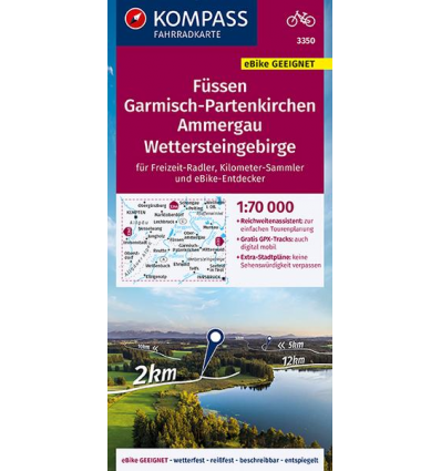 Füssen, Garmisch-Partenkirchen, Ammergau, Wettersteingebirge guida in lingua tedesca