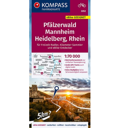 Pfälzerwald, Mannheim, Heidelberg, Rhein guida in lingua tedesca
