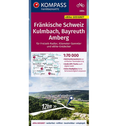 Fränkische Schweiz, Kulmbach, Bayreuth, Amberg guida in lingua tedesca