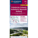 Fränkische Schweiz, Kulmbach, Bayreuth, Amberg guida in lingua tedesca