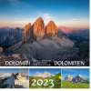 Postkartenkalender Dolomiten, querformat DREI ZINNEN 2023
