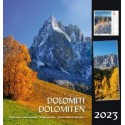 Postkartenkalender  Dolomiten, hochformat SCHLERN 2023