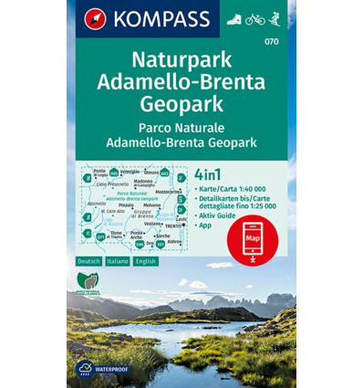 Naturpark Adamello-Brenta Geopark 1:40.000