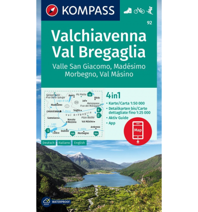 Valchiavenna, Val Bregaglia 1:50.000