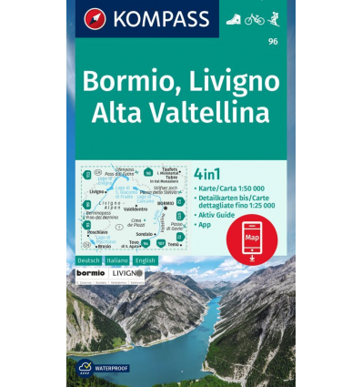 Bormio, Livigno, Alta Valtellina 1:50.000