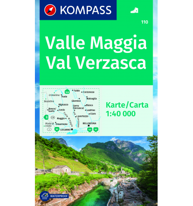 Valle Maggia, Val Verzasca 1:40.000