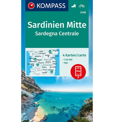 Sardegna Centrale 1:50.000 - set di 4 cartine