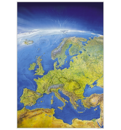 Grande Carta panoramica Europa