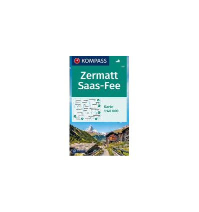 Zermatt, Saas Fee 1:40.000