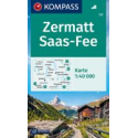 Zermatt, Saas Fee 1:40.000