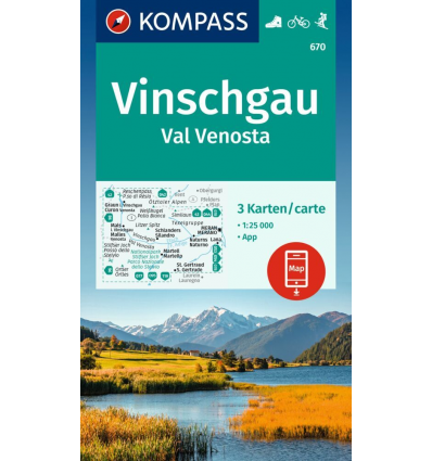 Vinschgau 1:25.000 – 3 Karten im Set