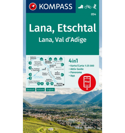 Lana, Etschtal 1:25.000