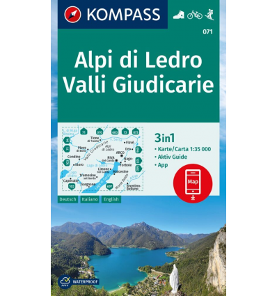 Alpi di Ledro, Valli Giudicarie 1:50.000