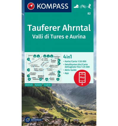 Valli di Tures e Aurina 1:50.000